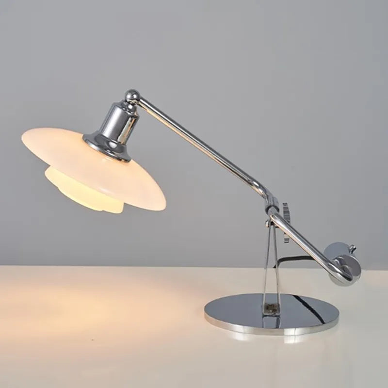 Adjustable Glass Desk Lamp