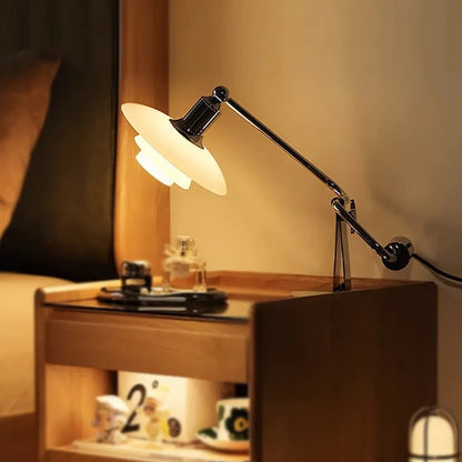 Adjustable Glass Desk Lamp