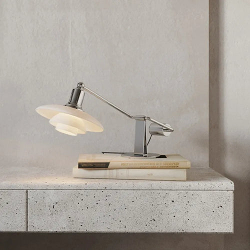 Adjustable Glass Desk Lamp