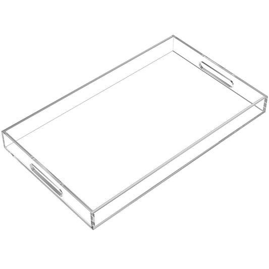 Acrylic Serving Tray with Handles
